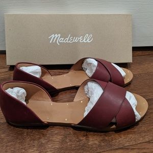 Madewell leather sandals BRAND NEW